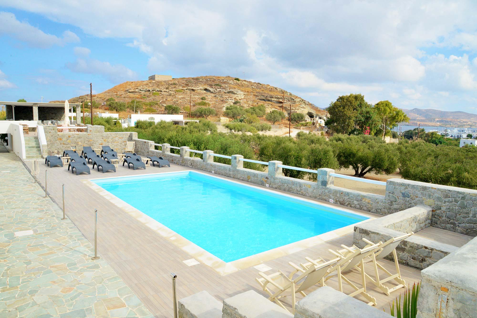 Glaronisia Hotel Pollonia ภายนอก รูปภาพ